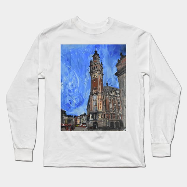 Lille, Flemish Wonderland, France Long Sleeve T-Shirt by golan22may